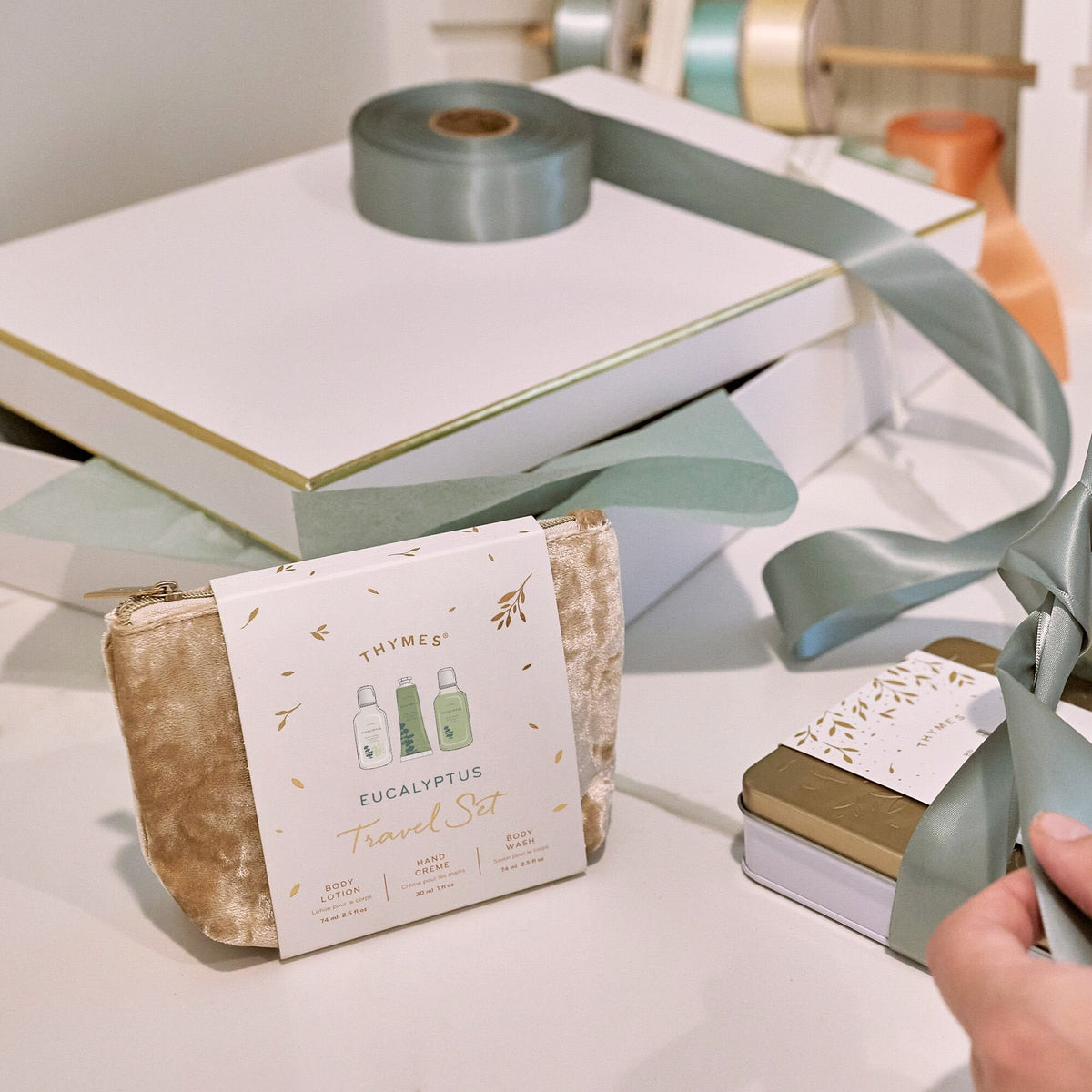 Eucalyptus Travel Set with Beauty Bag