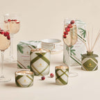 Frasier Fir? Frosted Plaid Medium Candle