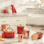 Simmered Cider Candle Tin with Gold Lid