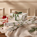 Frasier Fir? Frosted Plaid Wrapping Paper. 2 Pack