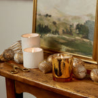 Frasier Fir? Gilded Gold Poured Candle