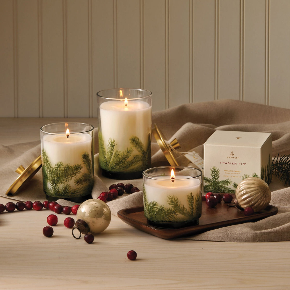Frasier Fir? Heritage Medium Pine Needle Luminary