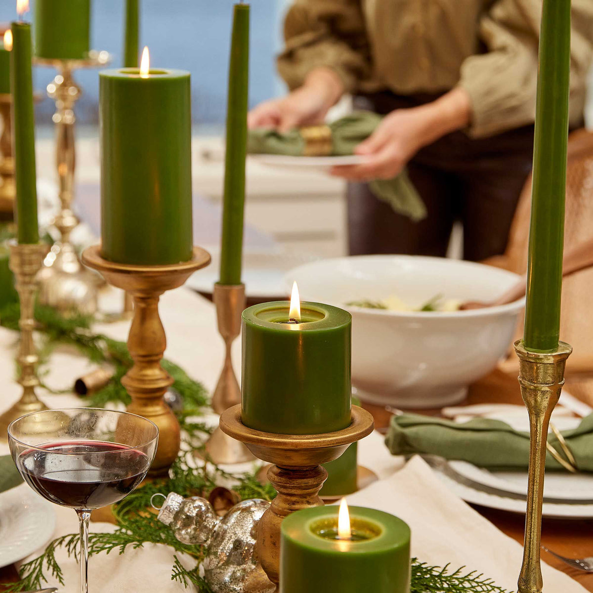Frasier Fir? Pillar Candle. Small