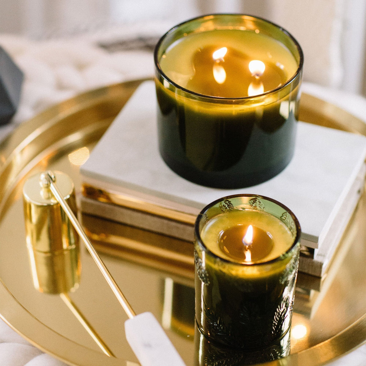 Frasier Fir? Green Glass Candle