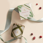 Frasier Fir® Frosted Plaid Votive Candle