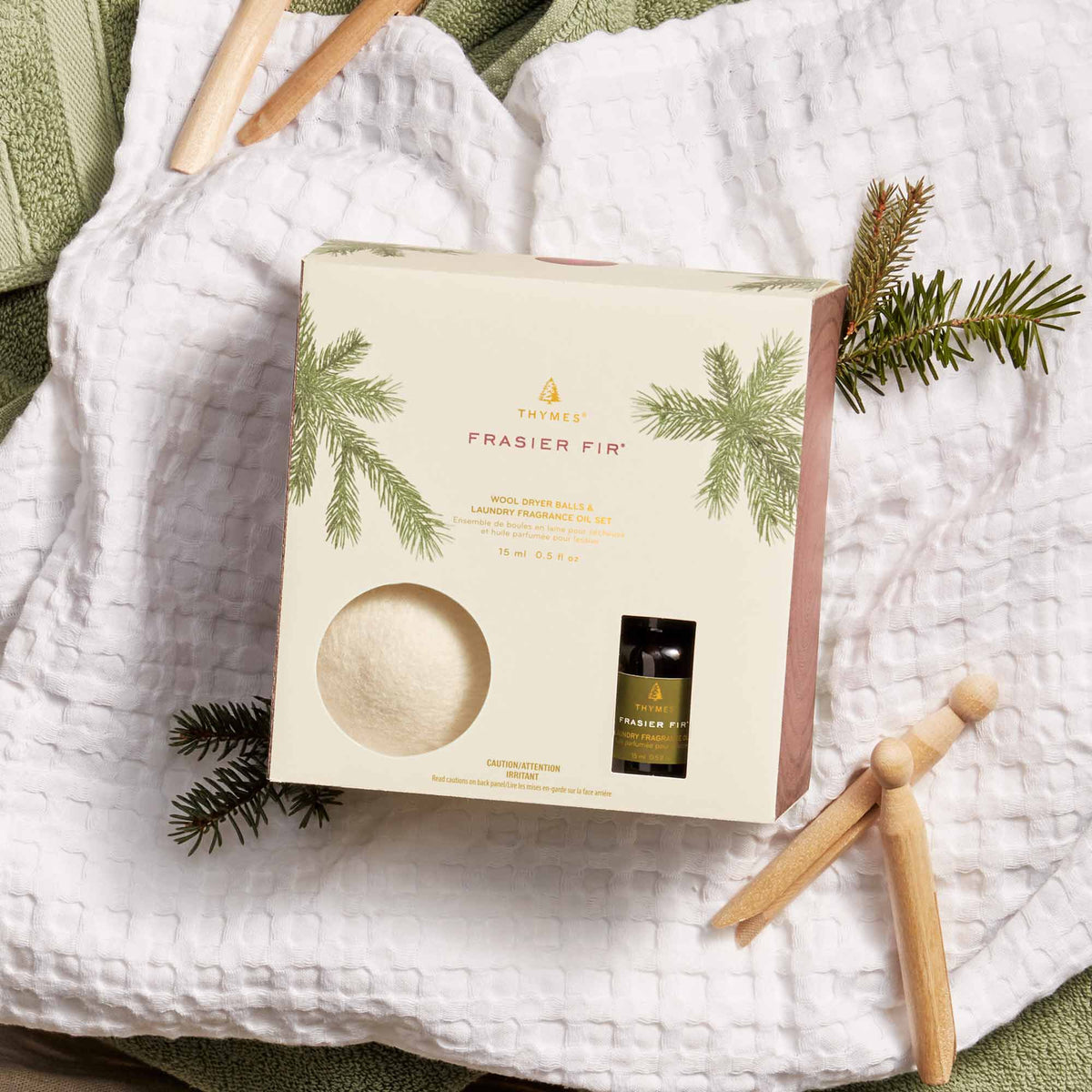 Frasier Fir? Wool Dryer Balls & Laundry Fragrance Oil Set