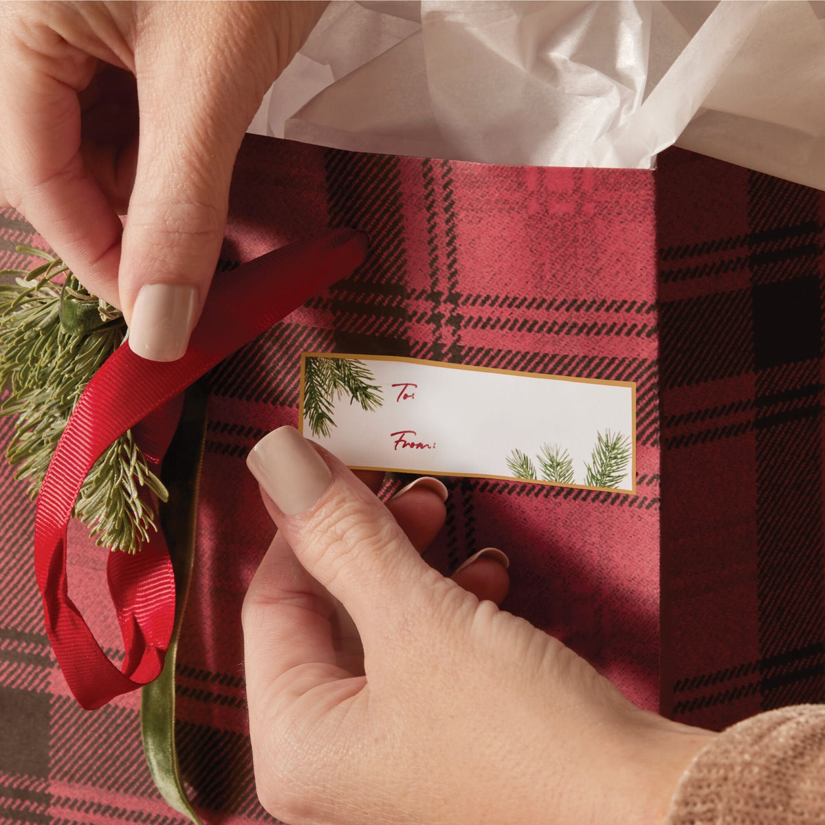 Frasier Fir? Fragranced Adhesive Gift Tags